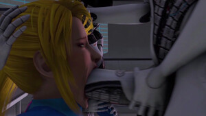 Чёрная королева из мультика заставляет сосать бедную девочку