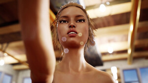 Девчонки круто обкончались во время мультяшной йоги